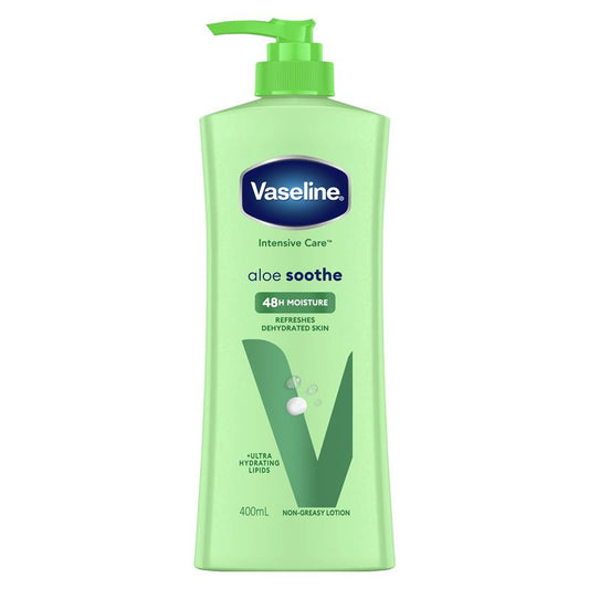 Sữa dưỡng thể Vaseline Intensive Care Aloe Soothe 400ml 