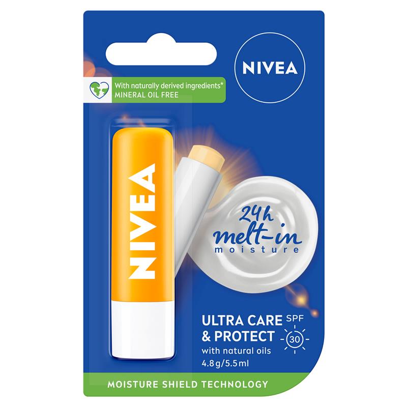 NIVEA Sun Protect Moisturising Lip Balm SPF30 4.8g