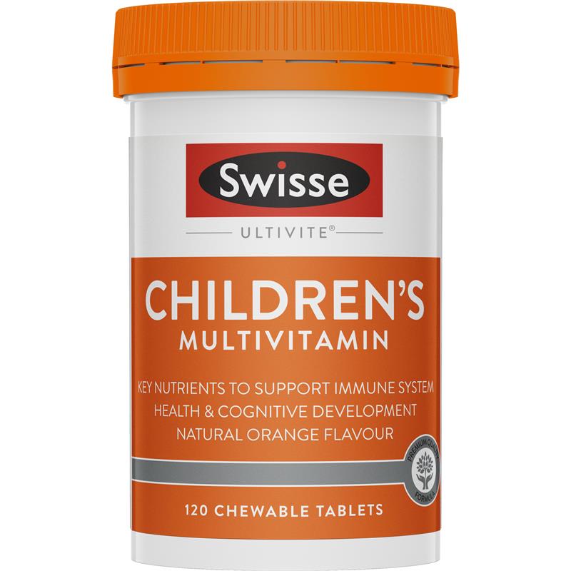Swisse Children's Ultivite Multivitamin 120 Chewable Tablets