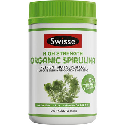 Swisse 有机螺旋藻 1000 毫克 200 片
