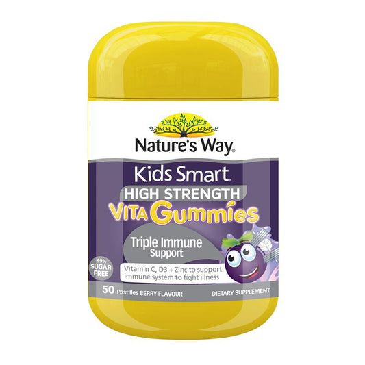 Kẹo dẻo Nature's Way Kids Smart Vita Gummies tăng cường hệ miễn dịch gấp 3 lần, 50 viên 