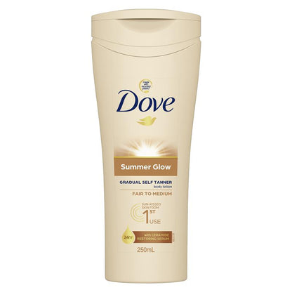 Sữa dưỡng thể Dove Summerglow cho da sáng đến trung bình 250ml 