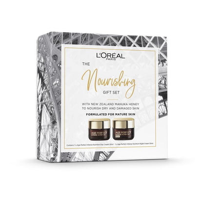 Bộ quà tặng kem dưỡng ngày và đêm L'Oreal Paris Age Perfect Intense Nutrition 