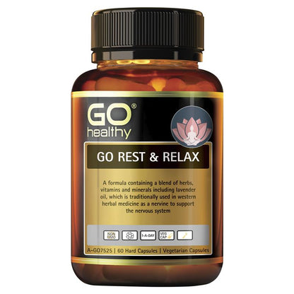 Go Healthy Rest &amp; Relax 60粒素食胶囊