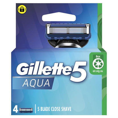 Lưỡi dao cạo râu Gillette 5 Aqua 4 gói 
