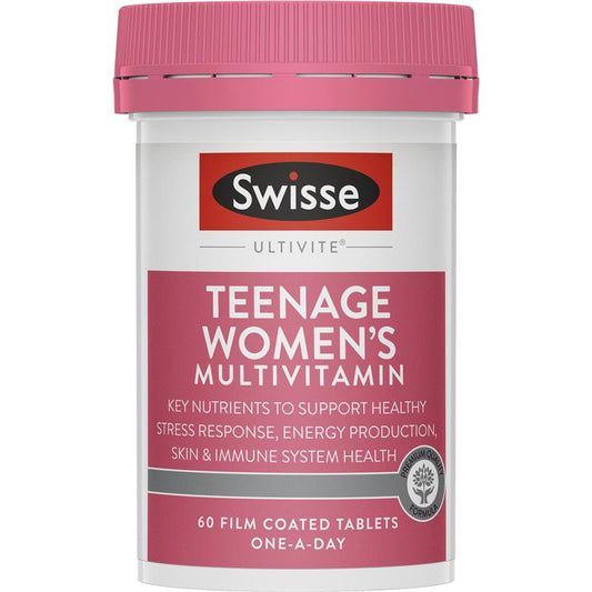 Swisse Teenage Ultivite Women's Multivitamin 60 viên 