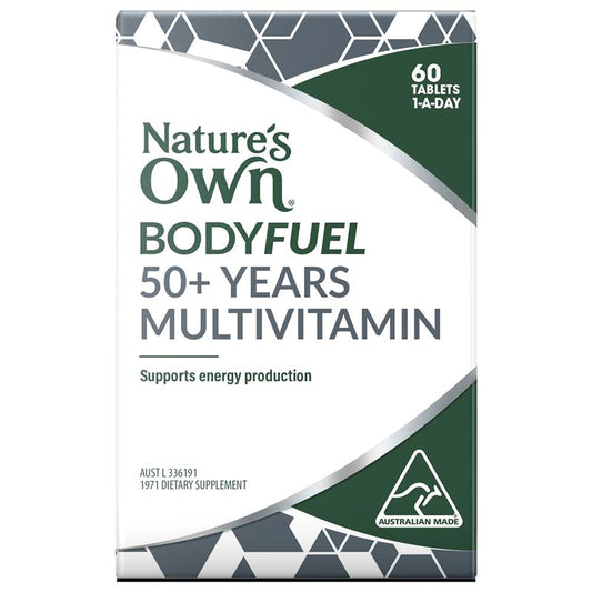 Nature's Own Bodyfuel 50+ Multivitamin 60 Viên 
