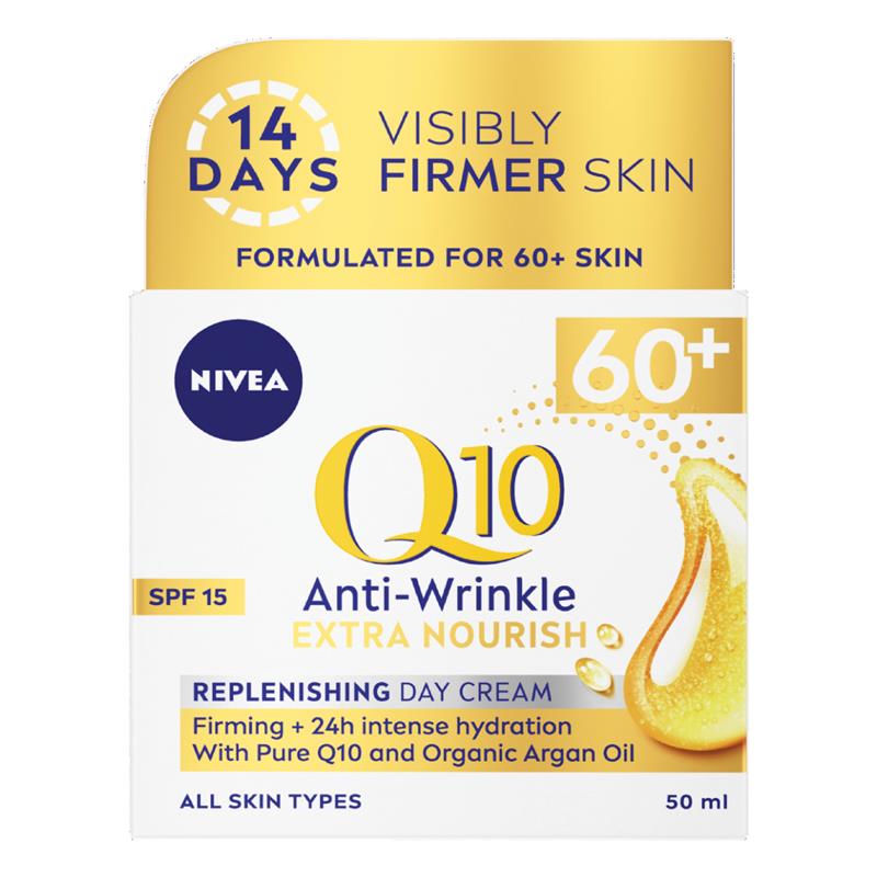 NIVEA Q10 Anti-Wrinkle Mature Day Cream SPF15 50ml