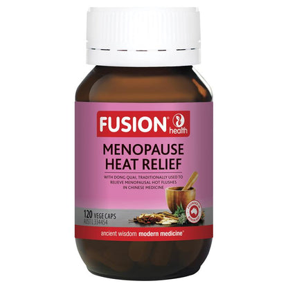 Fusion Health 更年期热缓解 120 粒素食胶囊