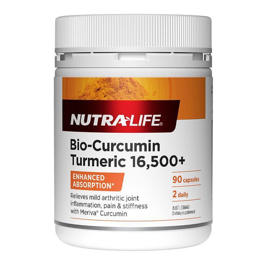 Nutra-Life Bio-Curcumin 16500+ 90 Capsules Exclusive Size
