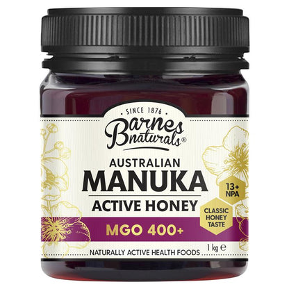 Barnes Naturals Australian Manuka Honey 1kg MGO 400+