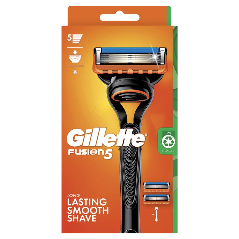 Dao cạo râu Gillette Fusion Manual + 2 lưỡi dao thay thế 