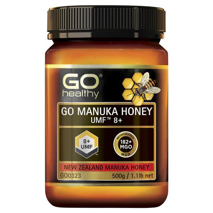 GO Healthy Manuka Honey UMF 8+ (MGO 180+) 500gm