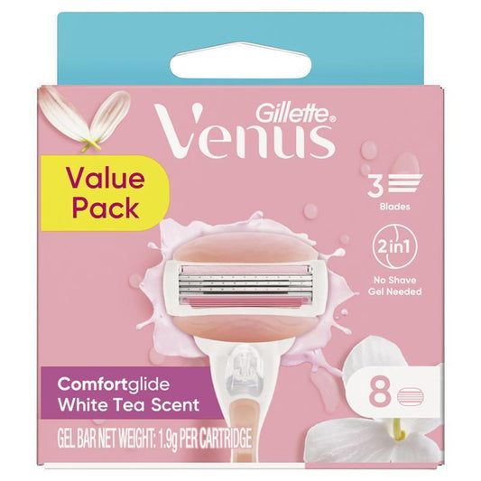 Lưỡi dao cạo râu Gillette Venus Comfort Glide White Tea 8 lưỡi 