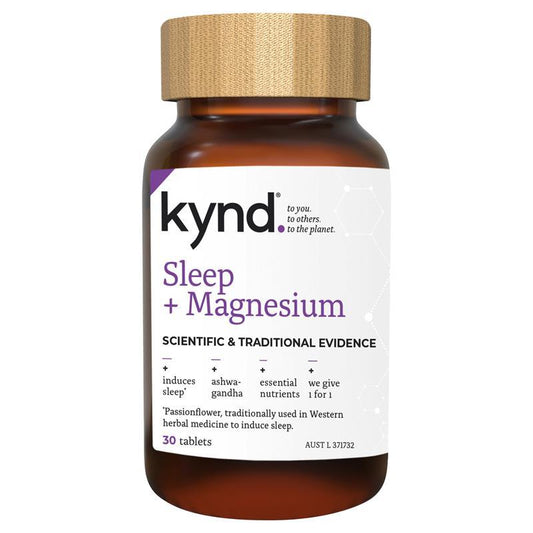 Kynd Sleep + Magnesium 30 Tablets