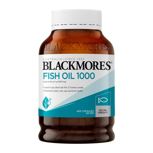Blackmores Fish Oil 1000mg Omega-3 400 Capsules