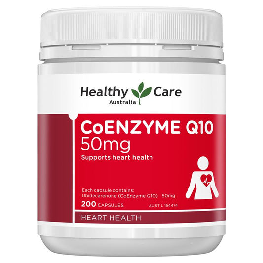 Healthy Care CoQ10 50mg 200 Capsules