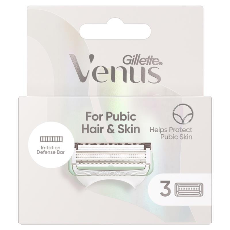 Bộ 3 lưỡi dao cạo Gillette Venus Blade dành cho lông mu và da 
