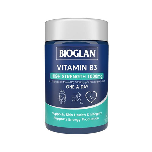 Bioglan Vitamin B3 High Strength 1000mg 60 tablets
