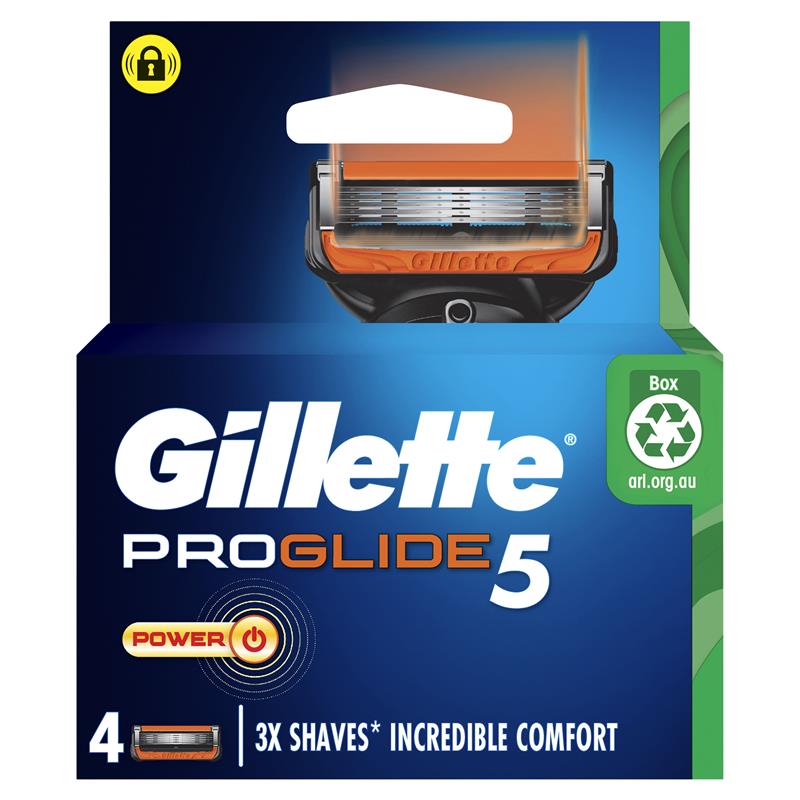 吉列 Fusion Proglide 动力剃须刀片 4 片装