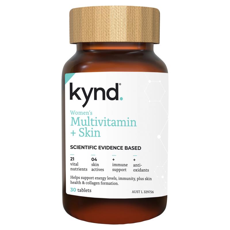 Kynd Womens Multivitamin + Skin 30 Viên 