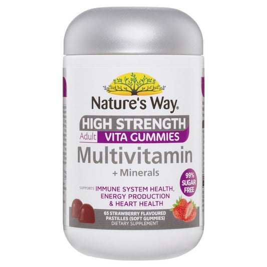 Kẹo dẻo bổ sung vitamin tổng hợp không đường Nature's Way Adult Vita Gummies 65 viên 