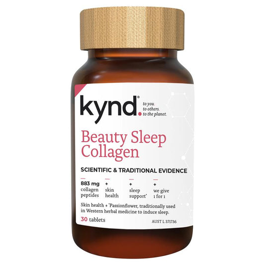 Kynd Beauty Sleep Collagen 30 Tablets