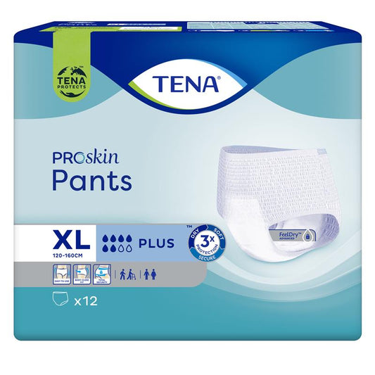Tena Pants Plus 12 Extra Large Pack