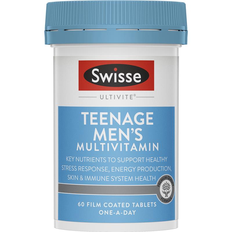 Swisse Teenage Ultivite Men's Multivitamin 60 viên 