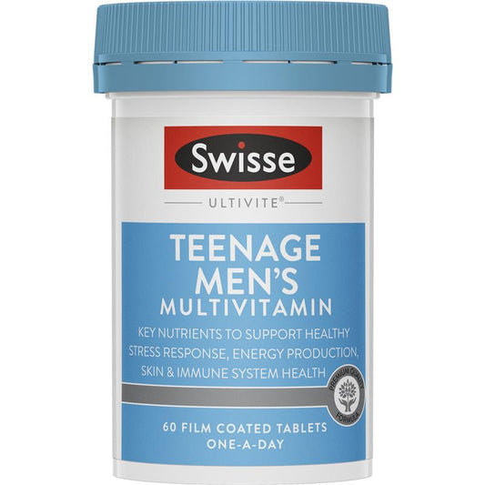 Swisse Teenage Ultivite Men's Multivitamin 60 viên 