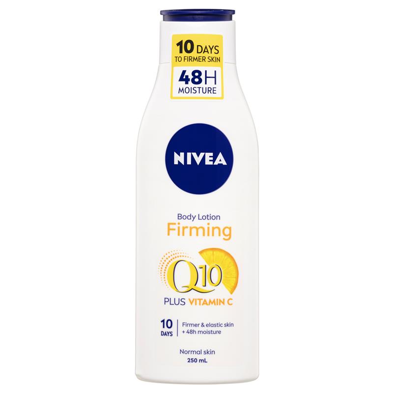 Sữa dưỡng thể săn chắc da NIVEA Q10 + Vitamin C 250mL 