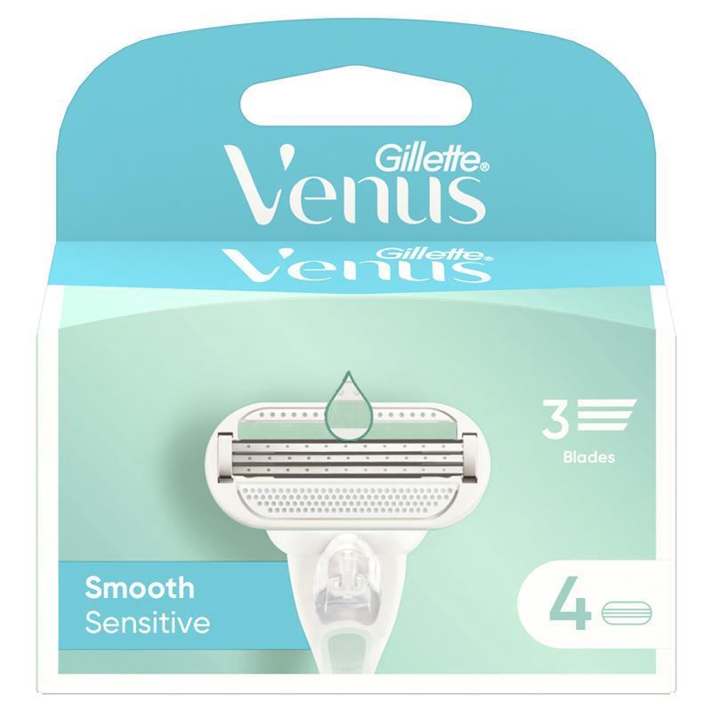 Lưỡi dao cạo Gillette Venus Smooth Sensitive 4 gói thay thế 