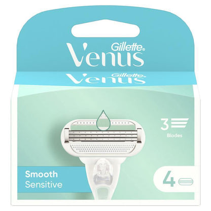 Lưỡi dao cạo Gillette Venus Smooth Sensitive 4 gói thay thế 