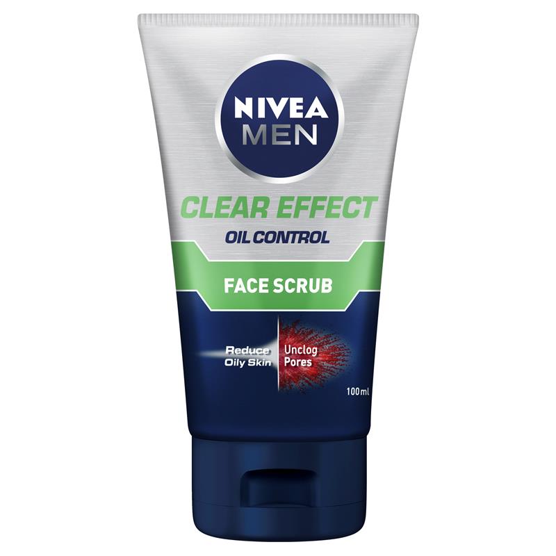 NIVEA MEN Clear Effect Acne Defense Face Scrub 100ml