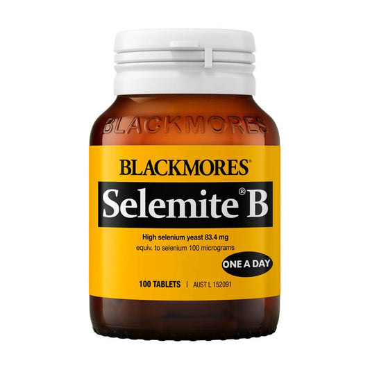 Blackmores Selemite B 100mcg Selenium Vitamin 100 Viên 
