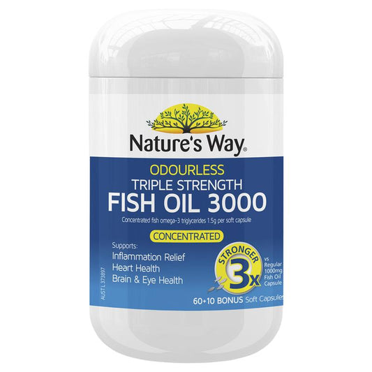 Dầu cá Nature's Way Advanced Omega Triple Strength 60 viên nang 