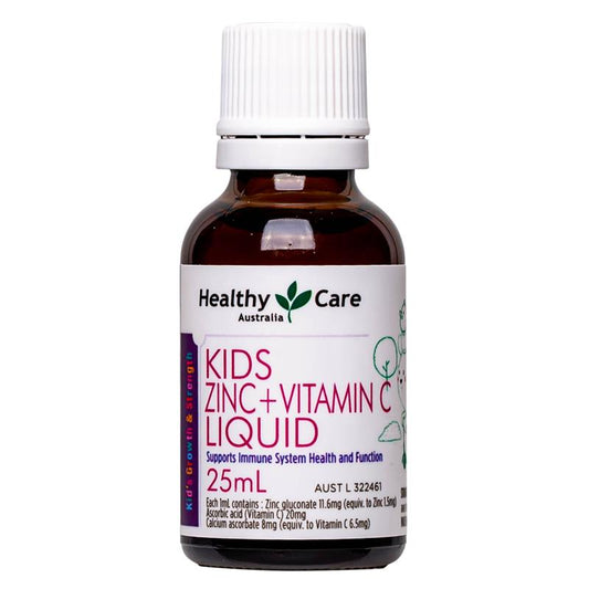 Healthy Care Kids Zinc + Vitamin C Liquid 25ml