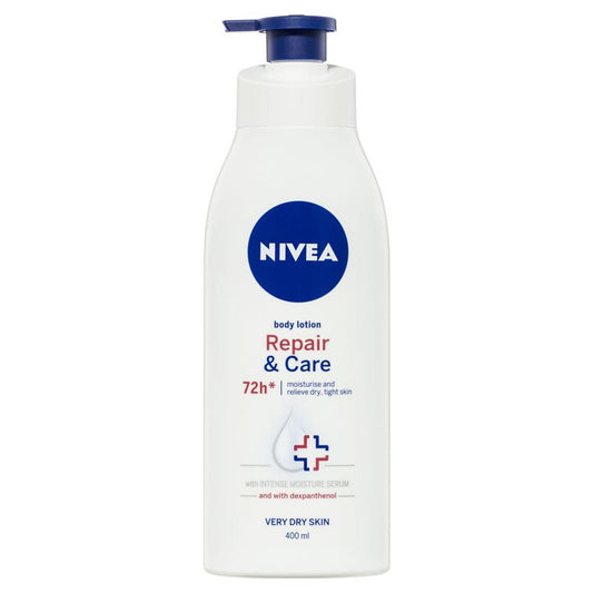 NIVEA Repair & Care Body Lotion Moisturiser 72H 400ml