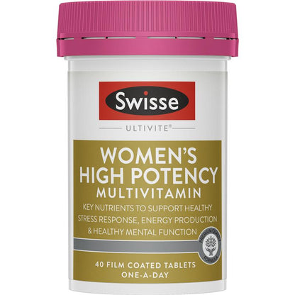 Swisse Women's Ultivite Power Multivitamin 40 Tablets