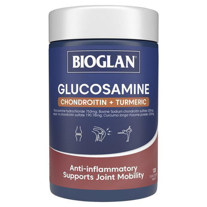 Bioglan 葡萄糖胺+软骨素+姜黄 120 片