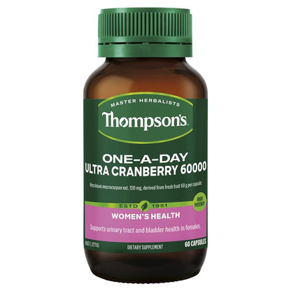 Thompson's One-A-Day Ultra Cranberry 60000 60 viên nang 