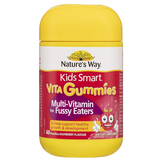 Nature's Way Kids Smart Vita Gummies Fussy Eaters 60 Viên 