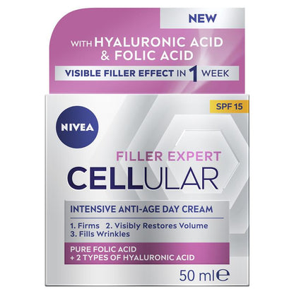 NIVEA Cellular Filler Expert Intensive Anti-Age Day Cream SPF 15 50ml