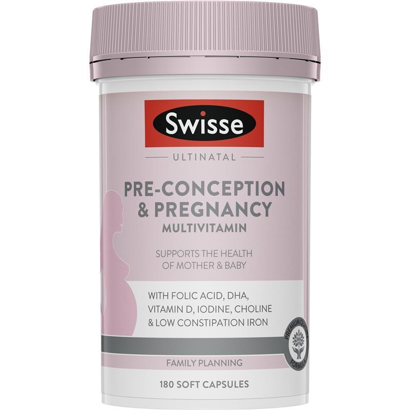 Swisse Ultinatal Pre Conception & Pregnancy 180 Capsules