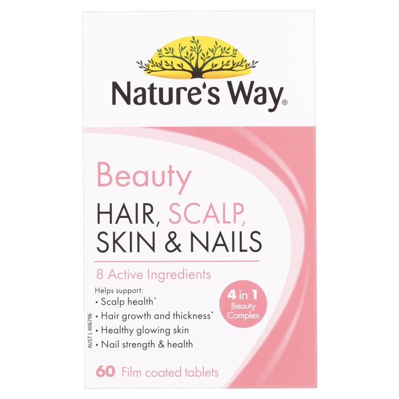 Nature's Way Beauty Hair Scalp Skin &amp; Nails 60 Viên 