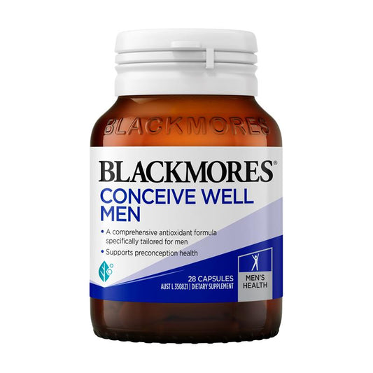 Vitamin hỗ trợ năng lượng cho nam giới Blackmores Conceive Well 28 viên 