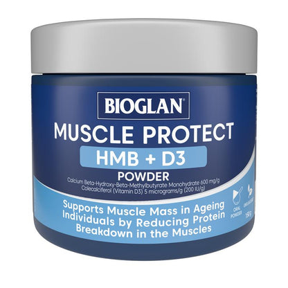 Bioglan 肌肉保护 HMB + D3 粉 150g 