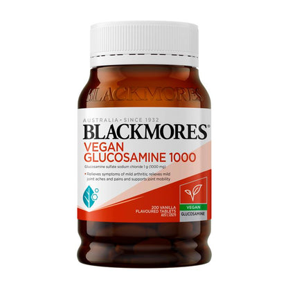 Blackmores Vegan Glucosamine 100mg Joint Health 200 Viên 