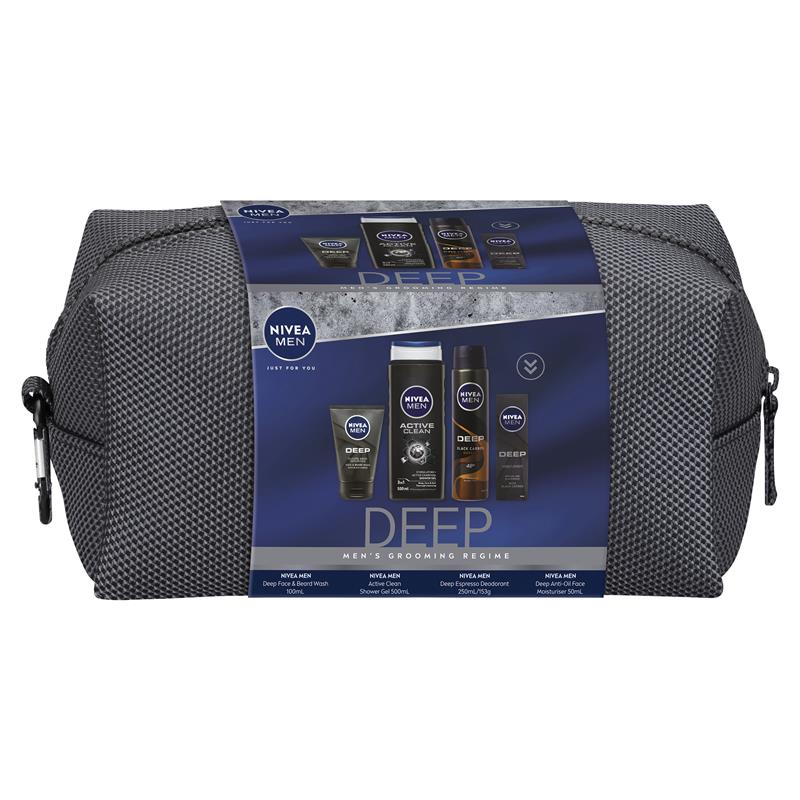 Nivea Men Deep Skin Protect Gift Bag (Blue)