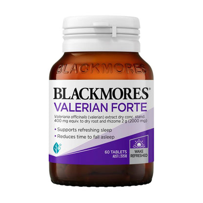 Blackmores Valerian Forte 睡眠支持维生素 60 片